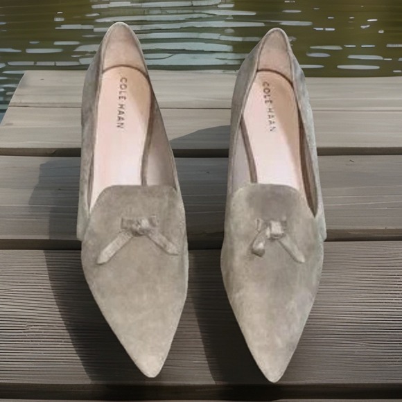 Cole Haan Viola Skimmer Loafer 7.5 Light Brown - Picture 2 of 6